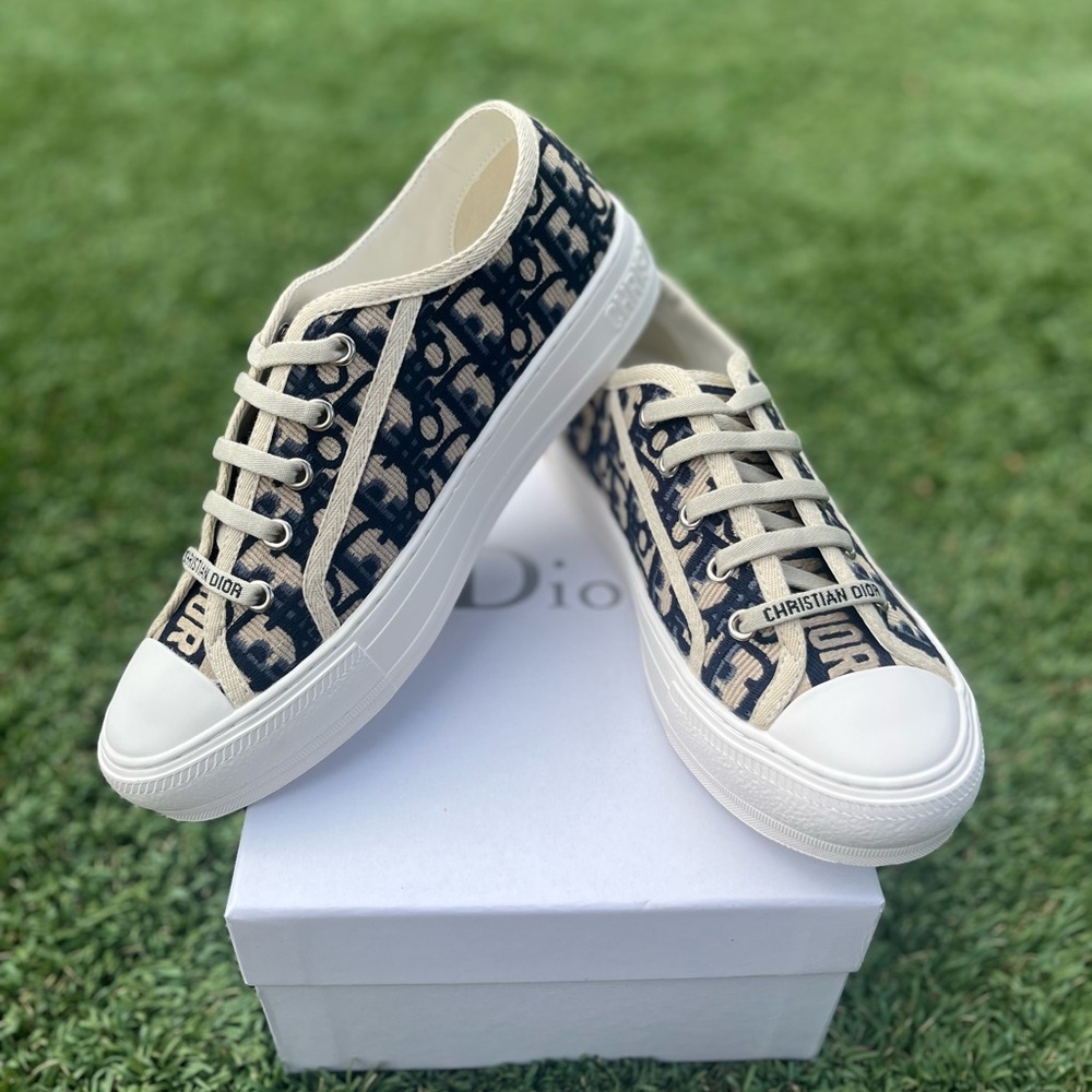 Dior Black and Cream Women's Sneakers